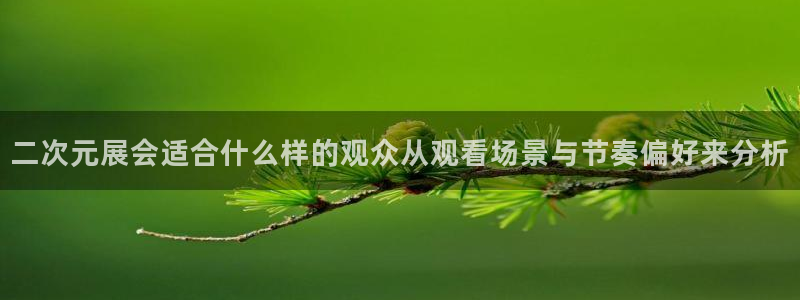 汗汗漫画大全免费在线阅读:二次元展会适合什么样的观众从观看场景与节奏偏好来分析配图